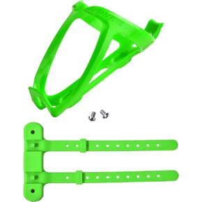 ZONKIE Bicycle Bottle Cages, Plastic Bike Bottle Holder with Cage Mounting Base (Black)