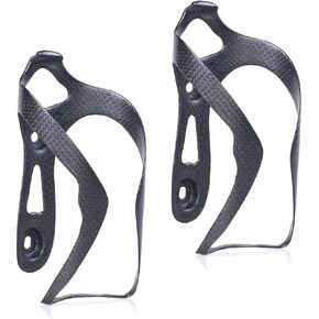 ThinkTop Bike Water Bottle Cage Holder 2 Pack Full Carbon Fiber Lighteweight Water Kettle Cage Holder for MTB Road Bike Bicycle Accessories
