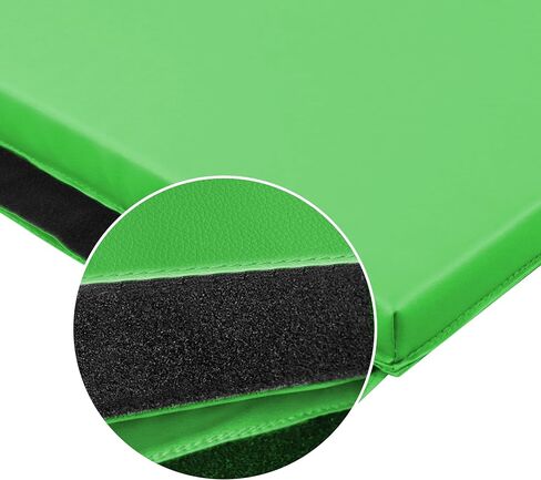 BalanceFrom All Purpose 4'x6'x2" Extra Thick High Density Anti Tear Gymnastics Gym Folding Exercise Aerobics Mats, Multiple Colors in Saudi Arabia