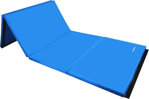 BalanceFrom All Purpose 4'x6'x2" Extra Thick High Density Anti Tear Gymnastics Gym Folding Exercise Aerobics Mats, Multiple Colors in Saudi Arabia