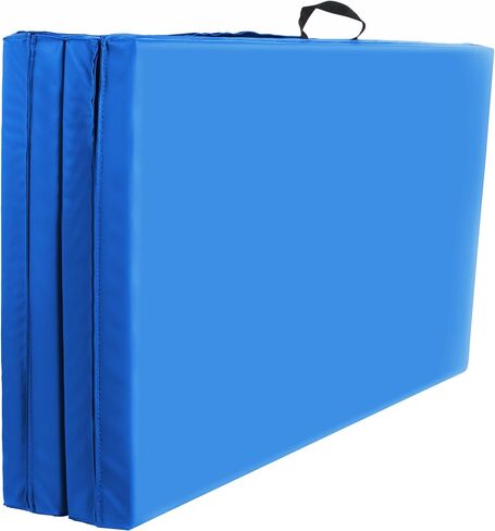 BalanceFrom All Purpose 4'x6'x2" Extra Thick High Density Anti Tear Gymnastics Gym Folding Exercise Aerobics Mats, Multiple Colors in Saudi Arabia