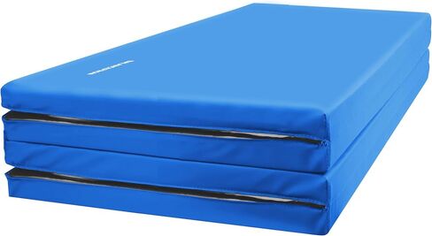 BalanceFrom All Purpose 4'x6'x2" Extra Thick High Density Anti Tear Gymnastics Gym Folding Exercise Aerobics Mats, Multiple Colors in Saudi Arabia