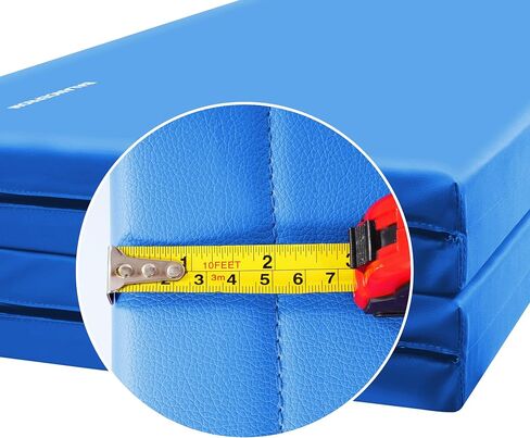 BalanceFrom All Purpose 4'x6'x2" Extra Thick High Density Anti Tear Gymnastics Gym Folding Exercise Aerobics Mats, Multiple Colors in Saudi Arabia