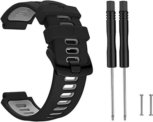 حزام متوافق مع Garmin Forerunner 735XT/220/230/235/235 Lite/620/630، حزام ساعة بديل من السيليكون الناعم لساعة Garmin Approach S20 S5 S6 الذكية، حزام ساعة رياضي قابل للتعديل in Saudi Arabia