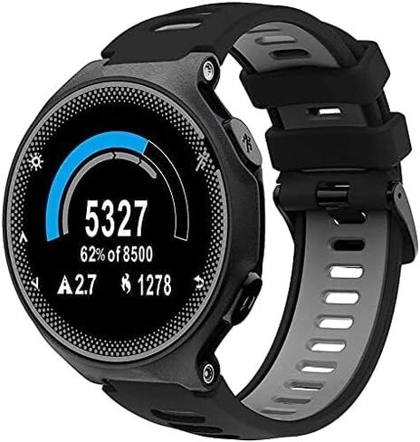 حزام متوافق مع Garmin Forerunner 735XT/220/230/235/235 Lite/620/630، حزام ساعة بديل من السيليكون الناعم لساعة Garmin Approach S20 S5 S6 الذكية، حزام ساعة رياضي قابل للتعديل in Saudi Arabia