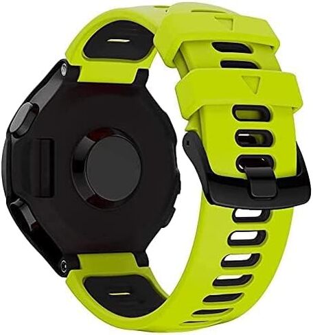 حزام متوافق مع Garmin Forerunner 735XT/220/230/235/235 Lite/620/630، حزام ساعة بديل من السيليكون الناعم لساعة Garmin Approach S20 S5 S6 الذكية، حزام ساعة رياضي قابل للتعديل in Saudi Arabia