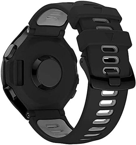 حزام متوافق مع Garmin Forerunner 735XT/220/230/235/235 Lite/620/630، حزام ساعة بديل من السيليكون الناعم لساعة Garmin Approach S20 S5 S6 الذكية، حزام ساعة رياضي قابل للتعديل in Saudi Arabia