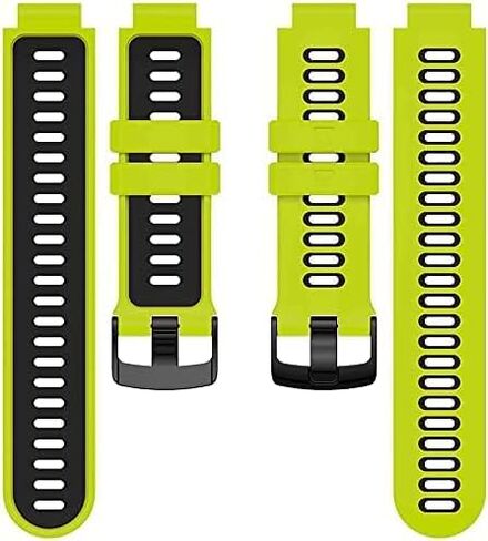 حزام متوافق مع Garmin Forerunner 735XT/220/230/235/235 Lite/620/630، حزام ساعة بديل من السيليكون الناعم لساعة Garmin Approach S20 S5 S6 الذكية، حزام ساعة رياضي قابل للتعديل in Saudi Arabia