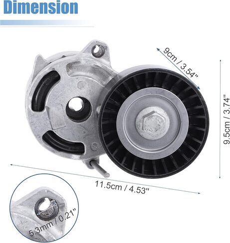 X AUTOHAUX 1 Pcs Engine Belt Tensioner Pulley Assembly for Subaru BRZ 2013-2023 for Subaru Crosstrek 2.0L 2013-2017 23769AA040 in Saudi Arabia
