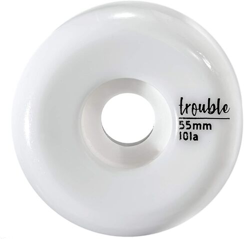 ألواح تزلج تروبل عجلات فارغة 55 ملم ألواح تزلج بيضاء فارغة (W2) in Kuwait