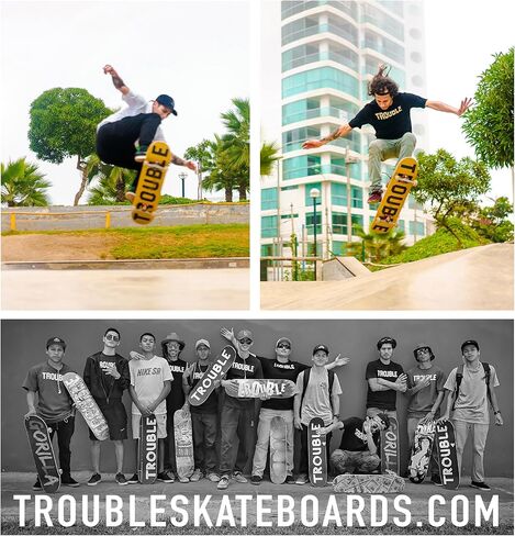 ألواح تزلج تروبل عجلات فارغة 55 ملم ألواح تزلج بيضاء فارغة (W2) in Kuwait