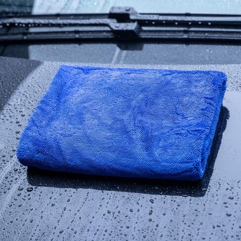 منشفة تجفيف غسيل السيارات من الألياف الدقيقة SGCB Pro، مقاس 81.28 سم × 50.8 سم، كبيرة بتمريرة واحدة طويلة من القطيفة برمائية |جافة + نظيفة| منشفة تنظيف السيارة من الألياف الدقيقة فائقة الامتصاص، سريعة الجفاف لتفصيل السيارة in Kuwait