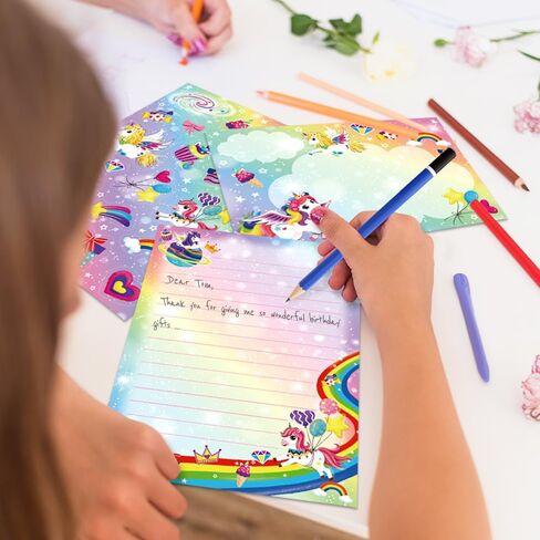 Paper Master Lined Stationary Paper and Envelopes Set for Kids Safari Animal Stationary Set with Lined Letter Writing Paper 30 Sheets + 20 Envelopes, 8.3 x 5.9 Inch of Each Stationary Paper in Saudi Arabia
