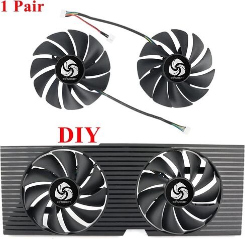DIY PLA09215B12H GPU Cooling Fan for OEM Dell Nvidia RTX 3070 3080 3090 Graphics Card Cooler in Kuwait