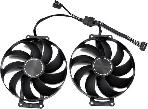87 مللي متر T129215SU 12V 0.5A 6Pin Dual RTX3060 3060 Ti مراوح تبريد بطاقة الرسومات ل ASUS GeForce RTX 3060Ti V2 Mini Dual OC Fan in Kuwait
