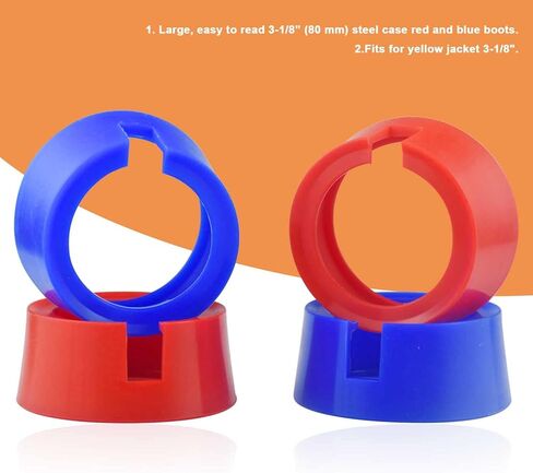 حذاء واقٍ بمقاييس 3-1/8 بوصة عالميًا لمعظم العلامات التجارية، متوافق مع مقاييس التدفئة والتهوية وتكييف الهواء (HVAC) ذات السترة الصفراء 49190 - يوفر الحماية لمقاييس مجموعة المقاييس المتعددة. in Kuwait