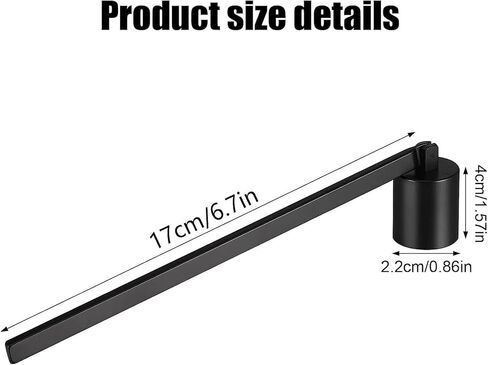 Candle Snuffer, Candle Extinguisher Wick Snuffer Accessory with Long Handle Stainless Steel Candle Snuffer for Most Candles in Kuwait