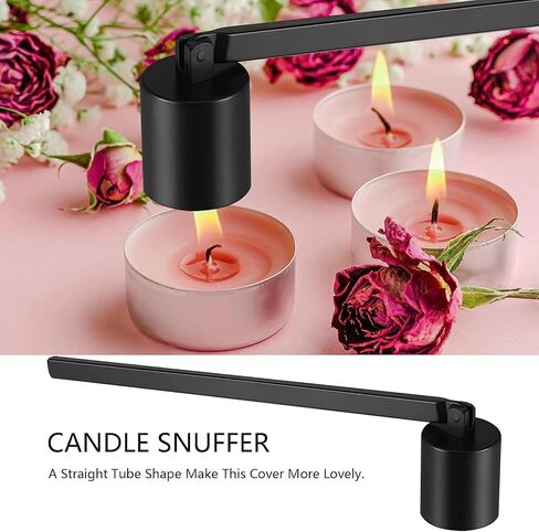 Candle Snuffer, Candle Extinguisher Wick Snuffer Accessory with Long Handle Stainless Steel Candle Snuffer for Most Candles in Kuwait