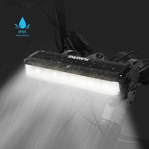 مصابيح أمامية للدراجة فائقة السطوع 6 LED، 5 أوضاع إضاءة IPX5 تصنيف مقاوم للماء USB إلى النوع C، أضواء دراجة قابلة لإعادة الشحن، أضواء دراجة مثالية للأطفال البالغين لركوب الدراجات على الطرق الجبلية in Kuwait