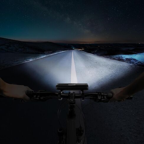 مصابيح أمامية للدراجة فائقة السطوع 6 LED، 5 أوضاع إضاءة IPX5 تصنيف مقاوم للماء USB إلى النوع C، أضواء دراجة قابلة لإعادة الشحن، أضواء دراجة مثالية للأطفال البالغين لركوب الدراجات على الطرق الجبلية in Kuwait