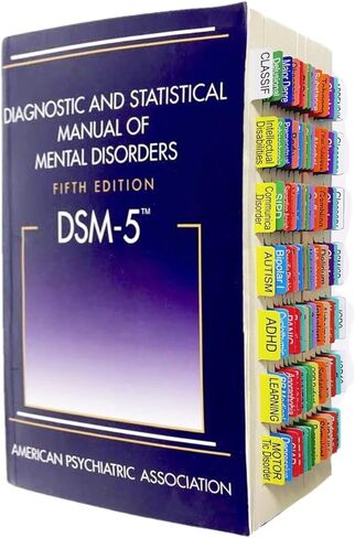 Index Tabs for DSM-5, 96 Diagnoses Disorders Guide Colored Tabs with Page Markers and Alignment Guide Solid Color in Kuwait