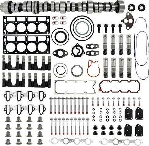 مجموعة تعطيل AFM DOD مع حشوات رأس رافعات عمود الحدبات المتوافقة مع 2007-2013 Chevy Silverado Tahoe Suburban Avalanche، GMC Sierra Yukon Envoy 5.3L Gen IV Truck/SUV Engines in Kuwait