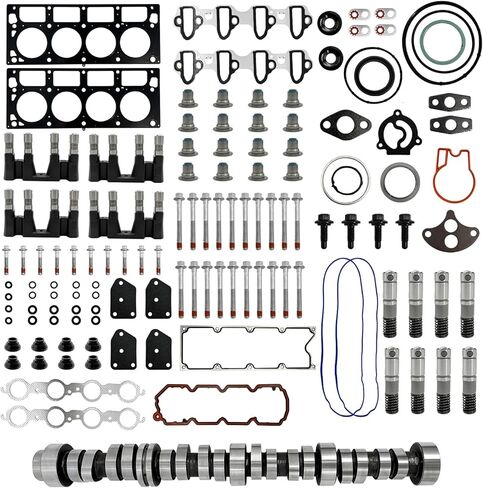 مجموعة تعطيل AFM DOD مع حشوات رأس رافعات عمود الحدبات المتوافقة مع 2007-2013 Chevy Silverado Tahoe Suburban Avalanche، GMC Sierra Yukon Envoy 5.3L Gen IV Truck/SUV Engines in Kuwait