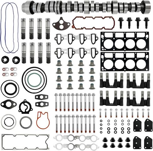 مجموعة تعطيل AFM DOD مع حشوات رأس رافعات عمود الحدبات المتوافقة مع 2007-2013 Chevy Silverado Tahoe Suburban Avalanche، GMC Sierra Yukon Envoy 5.3L Gen IV Truck/SUV Engines in Kuwait