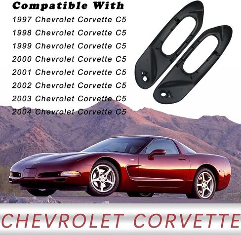 إطار لوحة تبديل مقعد الطاقة الجانبي للسائق متوافق مع ملحقات 1997-2004 تشيفي كورفيت C5 يستبدل 12455426 in Saudi Arabia