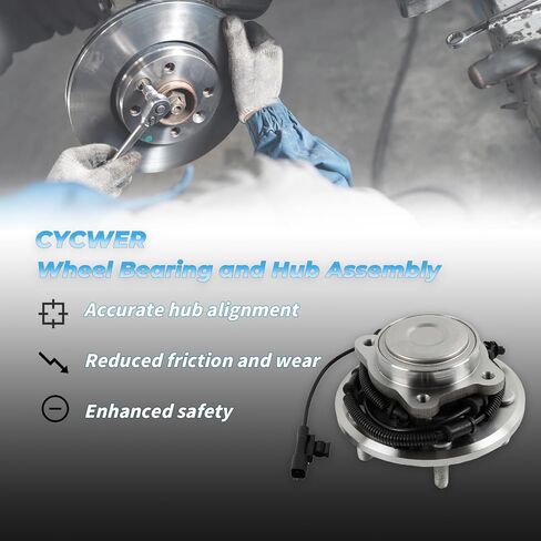 512360 Rear Automotive Wheel Bearing and Hub Assemblies 2pcs Fit for 2009-2010 Routan 4.0L, Fit for 2011 Grand Caravan 3.6L, Replace OE 512360 WE6163 951-200 in Saudi Arabia