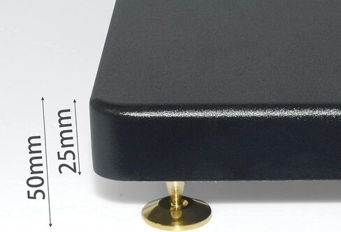 حامل عزل مضخم الصوت مقاس 14 × 14 بوصة حامل قاعدة مضخم الصوت قاعدة عزل مكبر الصوت قاعدة تثبيت مكبر الصوت مع مسمار نحاسي ثابت لشاشة الاستوديو ومضخم الصوت ومكبرات الصوت in Kuwait