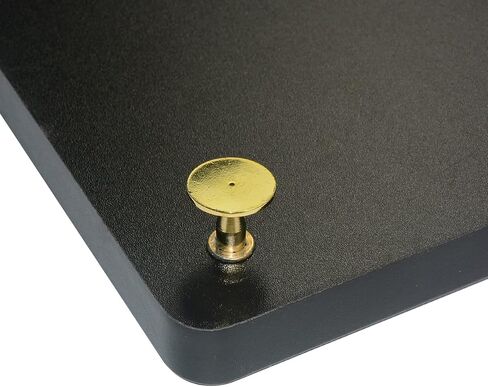 حامل عزل مضخم الصوت مقاس 14 × 14 بوصة حامل قاعدة مضخم الصوت قاعدة عزل مكبر الصوت قاعدة تثبيت مكبر الصوت مع مسمار نحاسي ثابت لشاشة الاستوديو ومضخم الصوت ومكبرات الصوت in Kuwait