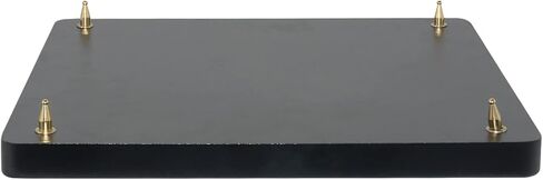 حامل عزل مضخم الصوت مقاس 14 × 14 بوصة حامل قاعدة مضخم الصوت قاعدة عزل مكبر الصوت قاعدة تثبيت مكبر الصوت مع مسمار نحاسي ثابت لشاشة الاستوديو ومضخم الصوت ومكبرات الصوت in Kuwait