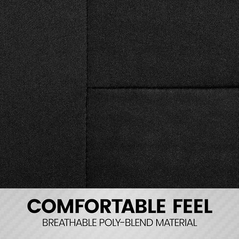 BDK PolyPro Car Seat Covers Front Set in Beige Tan on Black – 2 Front Seat Covers for Cars, Easy to Install Car Seat Cover Set, Car Accessories for Auto Trucks Van SUV in Saudi Arabia
