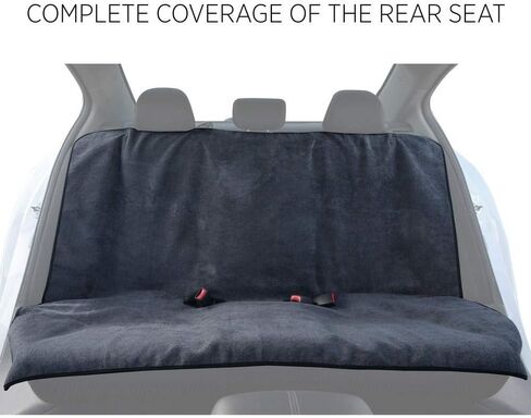 BDK UltraFit Waterpoof Car Seat Towel Cover, Black Trim – Washable Sweat Seat Protector, Ideal for Gym Swimming Surfing Running Crossfit, Fits Most Auto Truck Van and SUV in Kuwait