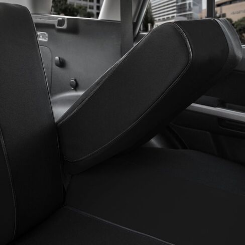 FH Group Front Set Cloth Car Seat Covers for Bucket Seats, 1-Piece Seat Cover, Universal Fit, Airbag Compatible, SUV, Van, Seat Covers, Beige in Saudi Arabia
