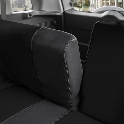 FH Group Front Set Cloth Car Seat Covers for Bucket Seats, 1-Piece Seat Cover, Universal Fit, Airbag Compatible, SUV, Van, Seat Covers, Beige in Saudi Arabia