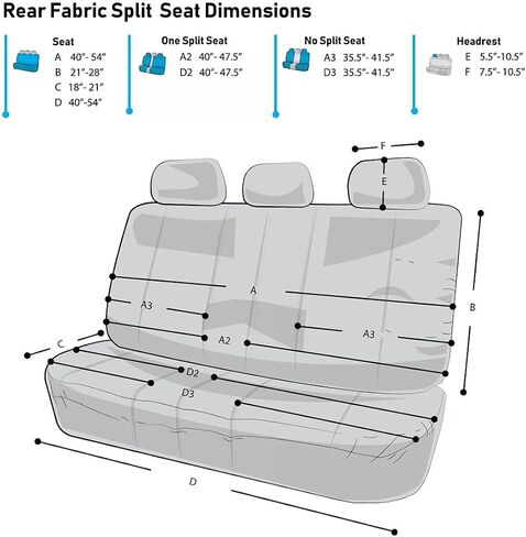 FH Group Front Set Cloth Car Seat Covers for Bucket Seats, 1-Piece Seat Cover, Universal Fit, Airbag Compatible, SUV, Van, Seat Covers, Beige in Saudi Arabia
