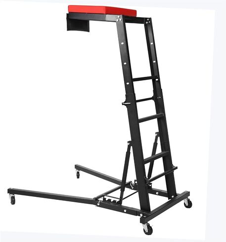 زاحف محرك السيارات القابل للتعديل من Towallmark، سطح مبطن سميك، زاحف سيارة قابل للطي بسعة 400 رطل للمرآب المنزلي، وصيانة ورشة العمل in Kuwait