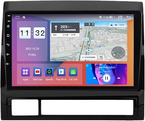 لتويوتا تاكوما 2005-2013 أندرويد 12 ستيريو سيارة مع Carplay لاسلكي/Android Auto WiFi 2 + 32G 4 Core GPS Navigation Radio Player 9 بوصة HD شاشة تعمل باللمس كاميرا احتياطية صوتية وحدة رأس الوسائط المتعددة in Kuwait