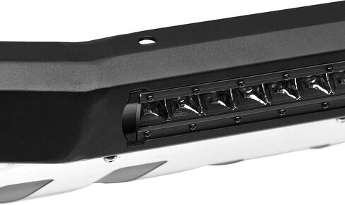 Armordillo USA 7176829 AR Series Bull Bar W/LED Fits 2007-2018 Chevy Silverado 1500 - Matte Black W/Aluminum Skid Plate in Saudi Arabia