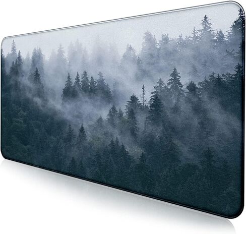 Large Extended Gaming Mouse Pad with Stitched Edges, Non-Slip Waterproof Rubber Base Mouse Pad for Office, Computer, Keyboard, Laptop and Home Desk Pad 35.4 x 15.7 x 0.12 Inch (American Antique Flag) in Saudi Arabia