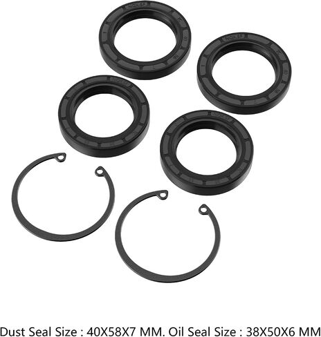Front Wheel Bearing for Honda FourTrax Rancher TRX420 2007-2014，Replaces # 91051-HC5-003 91051-HC5-004,Dust Seal (40X58X7) Oil Seal (38X50X6),Circlip (50MM) in Saudi Arabia