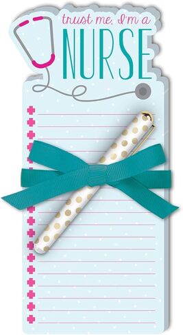 Nurse Stethoscope Die-Cut Note Pad with Pen (11899) 4 x 8 in in Saudi Arabia