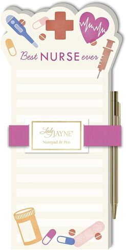 Nurse Stethoscope Die-Cut Note Pad with Pen (11899) 4 x 8 in in Saudi Arabia