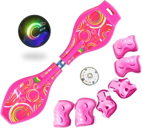 My J Board All-in-one Rose S، لوح عجلات صغير الحجم وخفيف الوزن، مناسب للأطفال بعمر 6 سنوات فما فوق، منتج أمان للوقاية من السقوط [واقي، إطار بديل، ملحقات الصيانة، حقيبة حمل متضمنة] in Kuwait