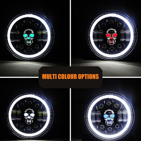 7 Inch LED Headlight Motorcycle Compatible With Street Glide/Road King Special/Electra Glide/Freewheeler/Ultra Classic/Road King/Softail Deluxe/Softail Slim in Saudi Arabia