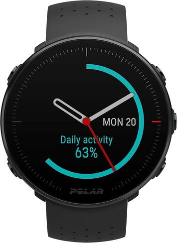 POLAR VANTAGE M - ساعة جري متقدمة ورياضات متعددة مع نظام تحديد المواقع العالمي (GPS) ومعدل ضربات القلب على المعصم (تصميم خفيف الوزن وأحدث التقنيات)، أسود، M-L in Kuwait
