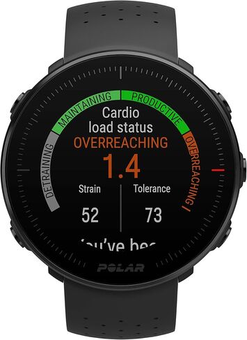 POLAR VANTAGE M - ساعة جري متقدمة ورياضات متعددة مع نظام تحديد المواقع العالمي (GPS) ومعدل ضربات القلب على المعصم (تصميم خفيف الوزن وأحدث التقنيات)، أسود، M-L in Kuwait