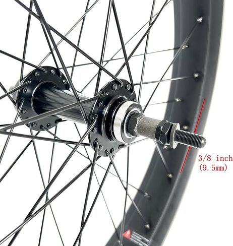 26x4.0 Rear Fat Bike Wheel Bolt On Snow Bicycle 26 Inch Double Wall Double Bearing Hub 36x12G Spokes 175mm Dropout Disc Brake Fatbike Rear Rim Set in Saudi Arabia